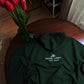 Memleket Grünes Ultra Heavy Boxy Zip Hoodie - „yabancı ve almancı”