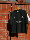 Memleket Grünes Bio-Baumwolle Boxy T-Shirt „yabancı ve almancı“