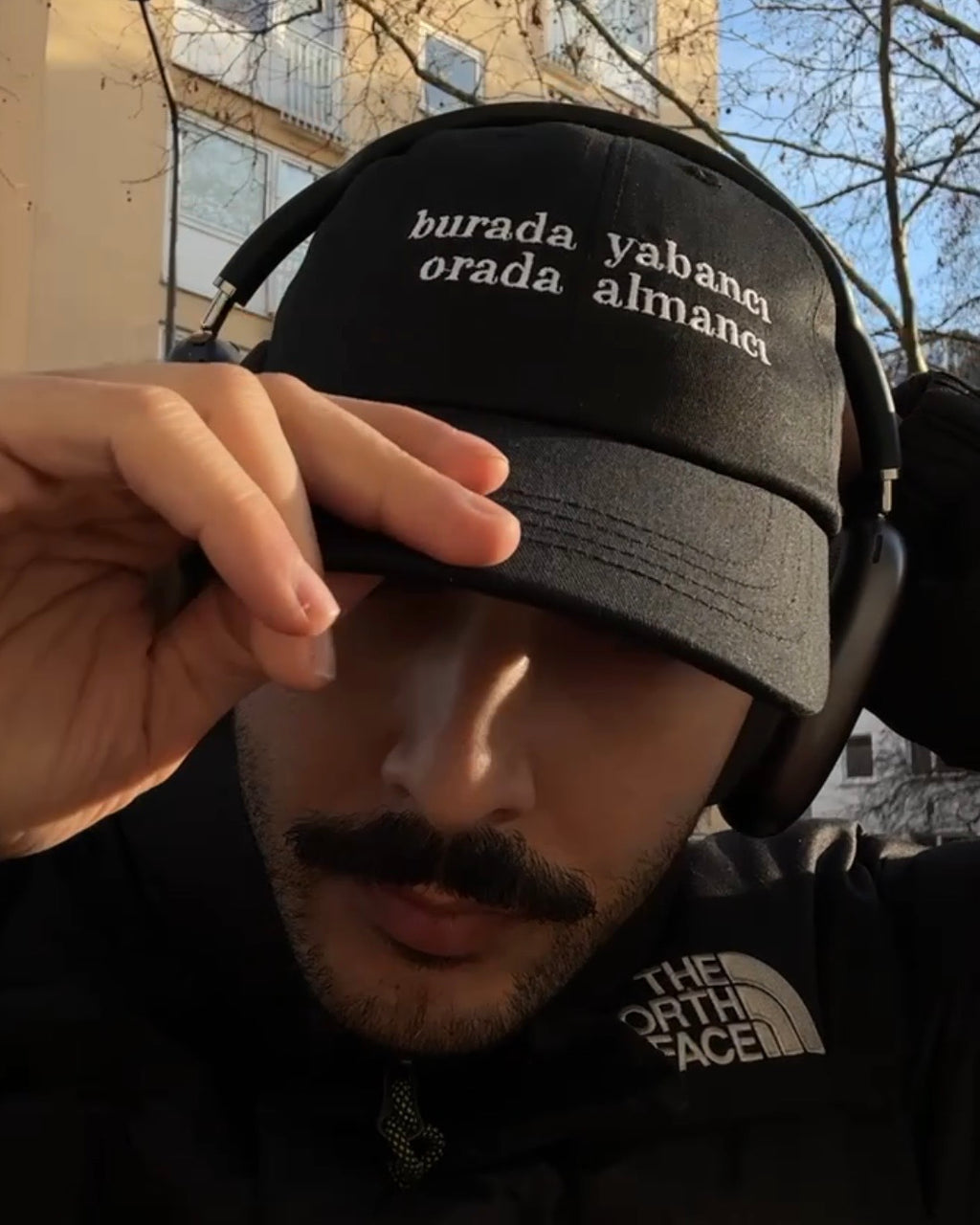 Kömür Schwarze Low Profile Organic Cotton Dad Cap